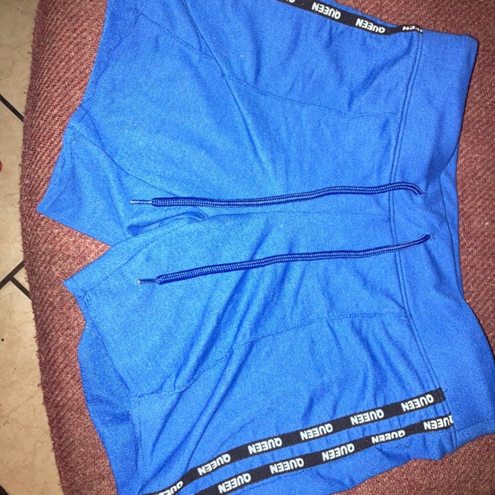 Blue shorts
